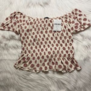 Forever21 over the shoulder top